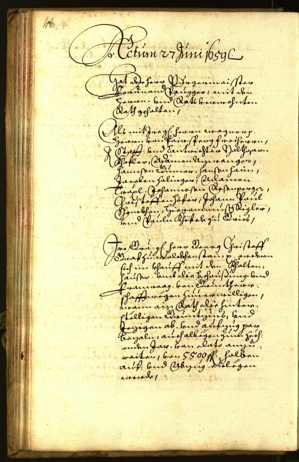 Civic Archives of Bozen-Bolzano - BOhisto Minutes of the council 1659 