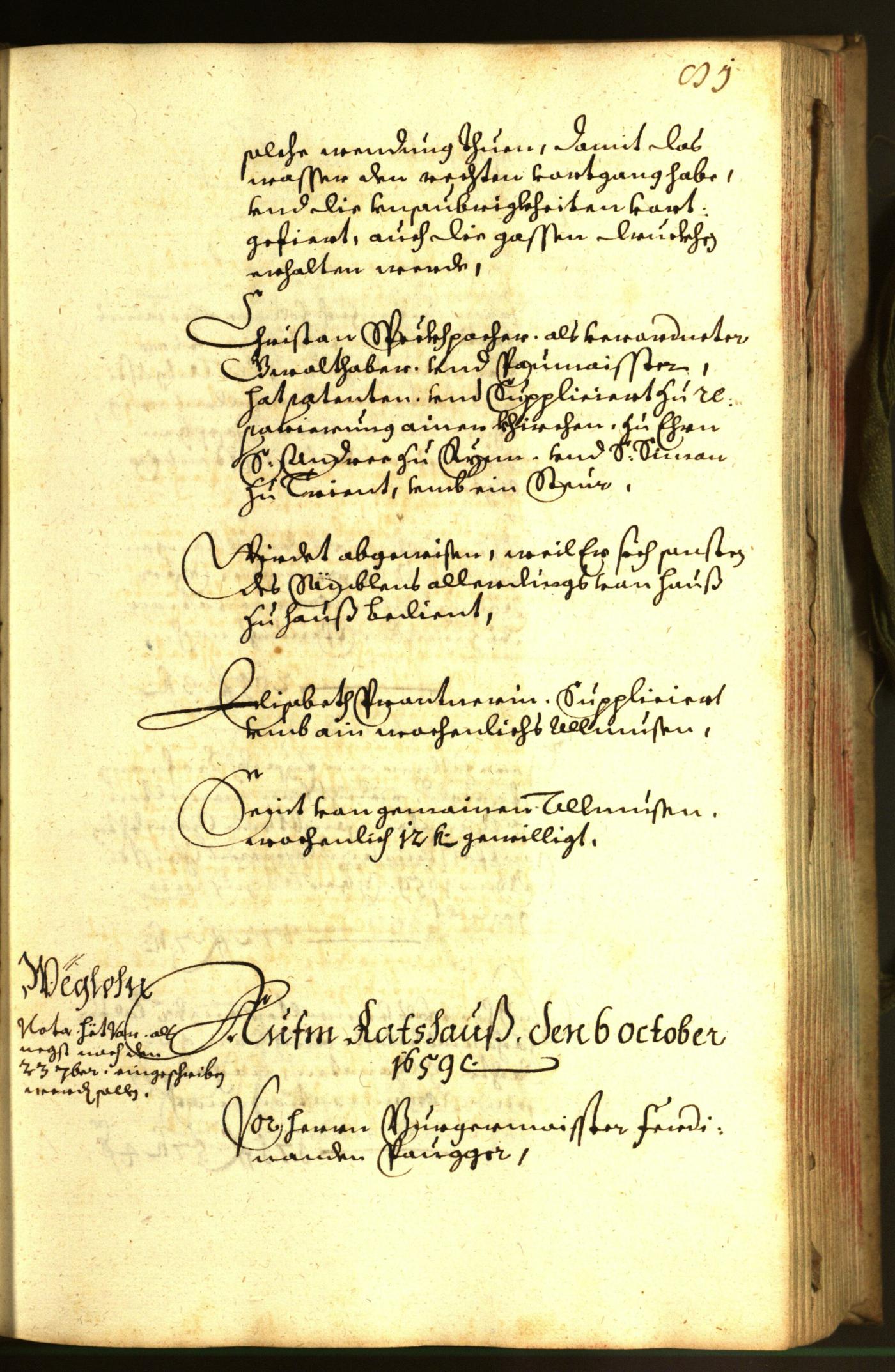 Civic Archives of Bozen-Bolzano - BOhisto Minutes of the council 1659 