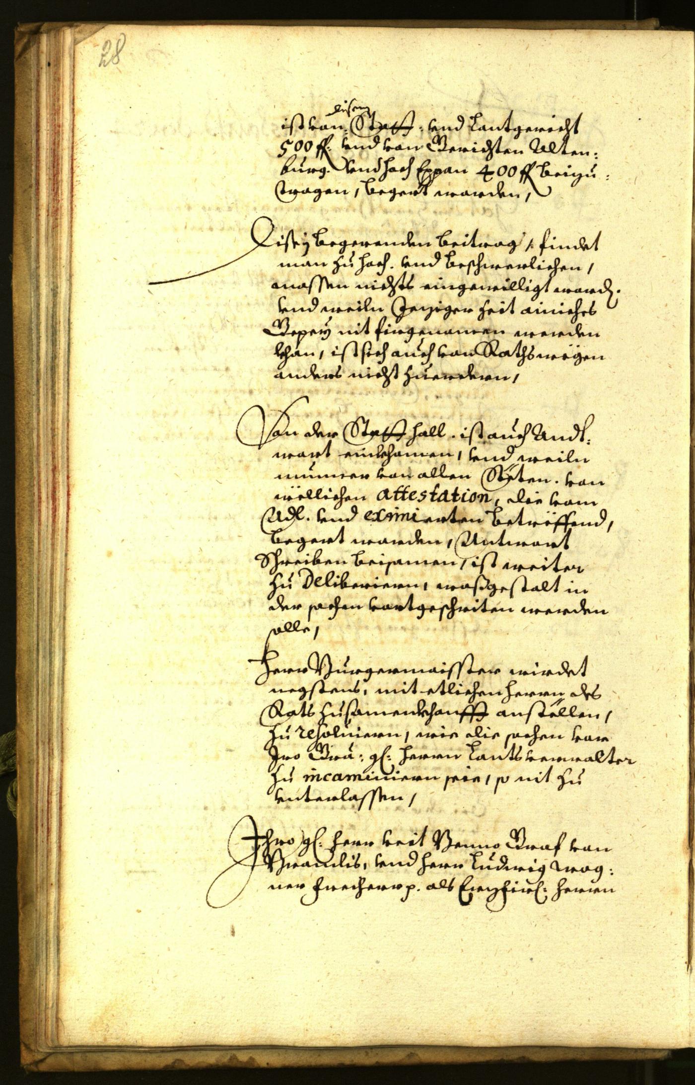 Stadtarchiv Bozen - BOhisto Ratsprotokoll 1659 