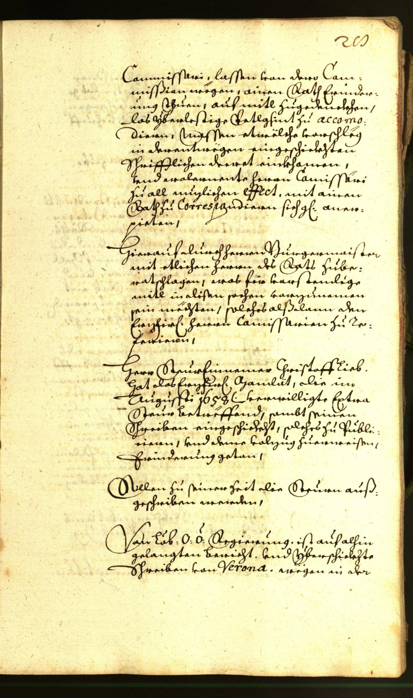 Stadtarchiv Bozen - BOhisto Ratsprotokoll 1659 