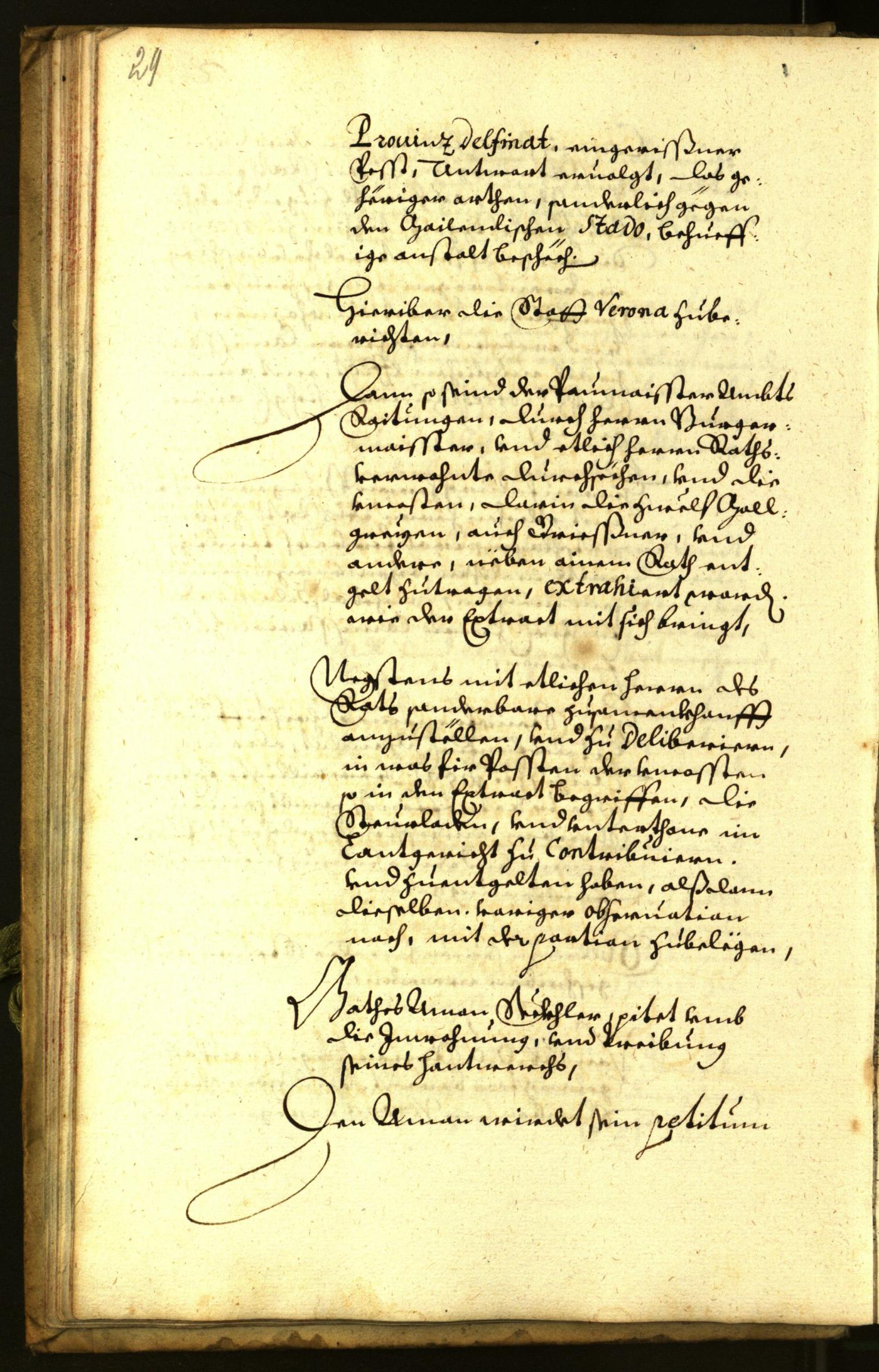 Stadtarchiv Bozen - BOhisto Ratsprotokoll 1659 