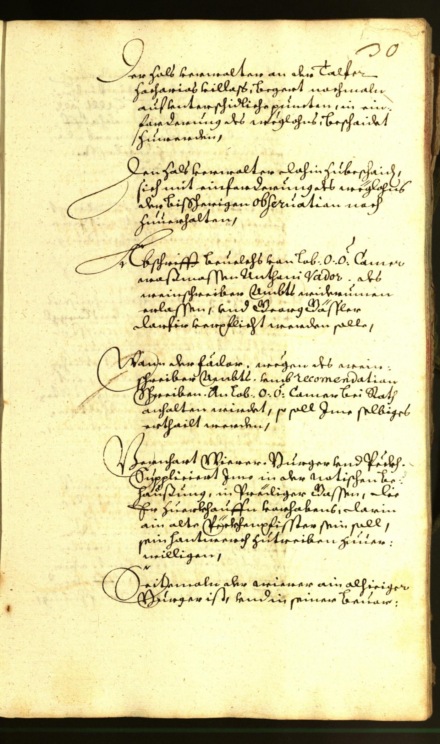 Stadtarchiv Bozen - BOhisto Ratsprotokoll 1659 