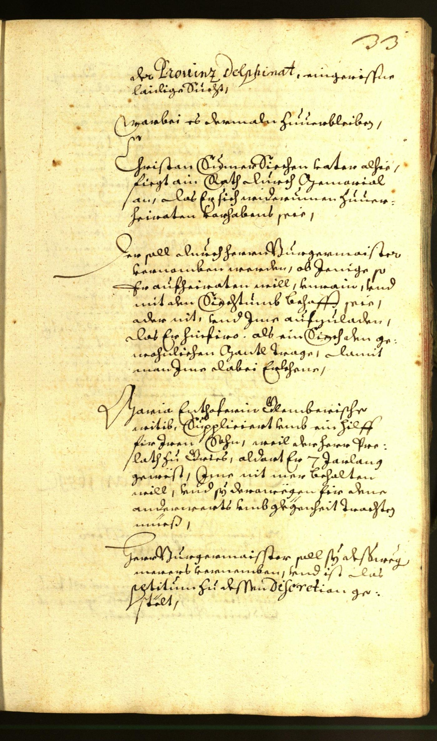 Stadtarchiv Bozen - BOhisto Ratsprotokoll 1659 