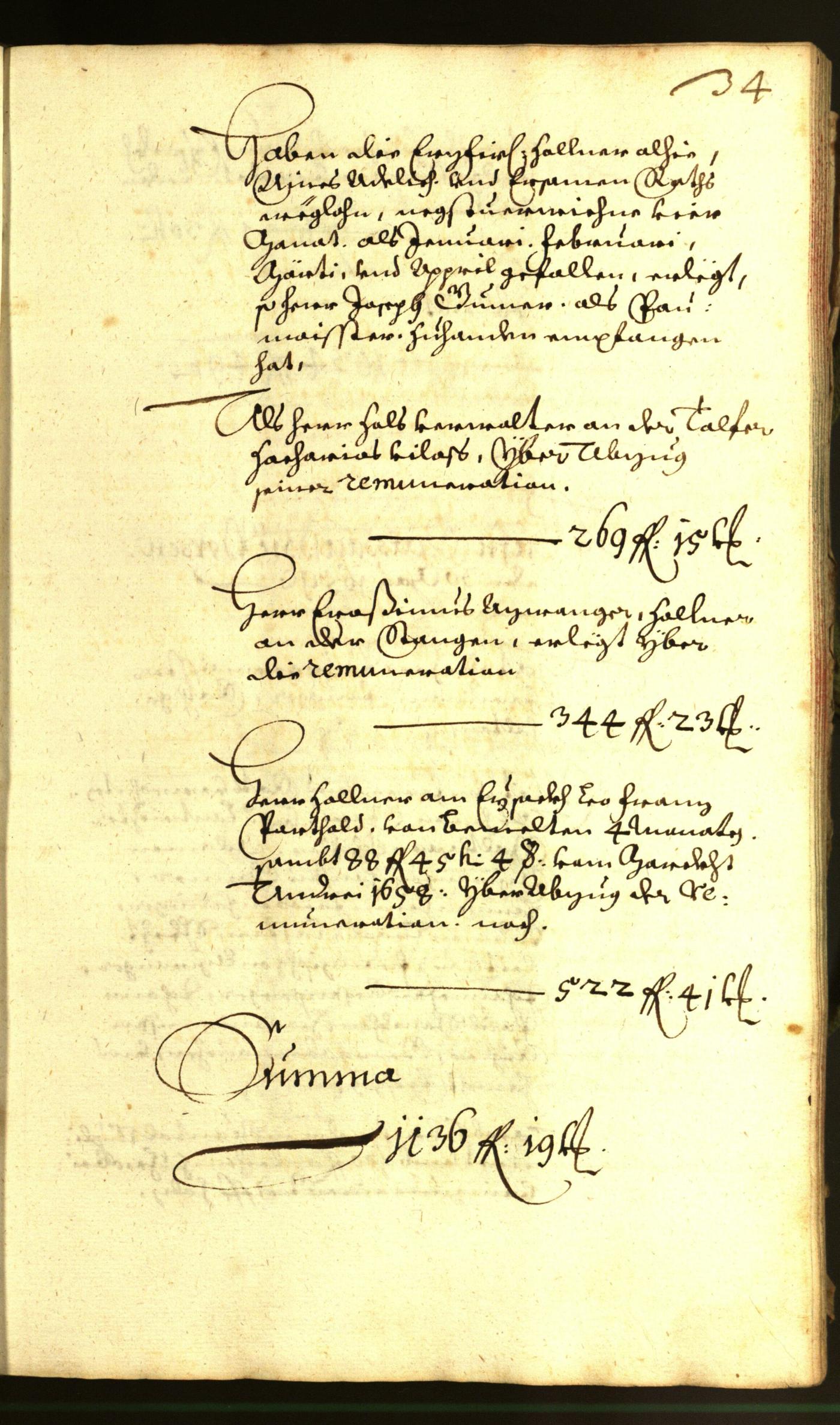 Stadtarchiv Bozen - BOhisto Ratsprotokoll 1659 