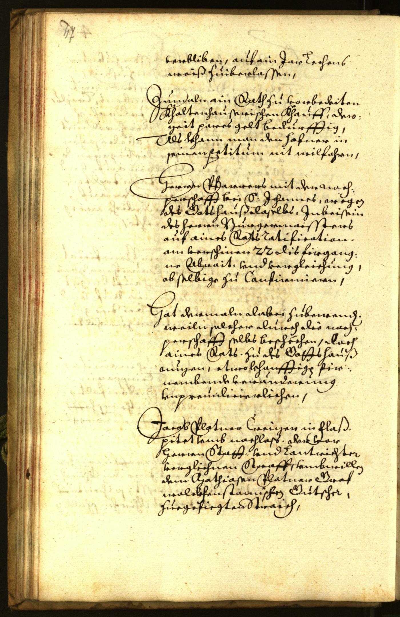 Stadtarchiv Bozen - BOhisto Ratsprotokoll 1659 