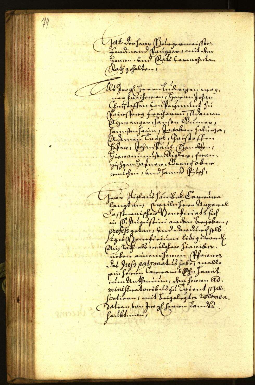 Stadtarchiv Bozen - BOhisto Ratsprotokoll 1659 