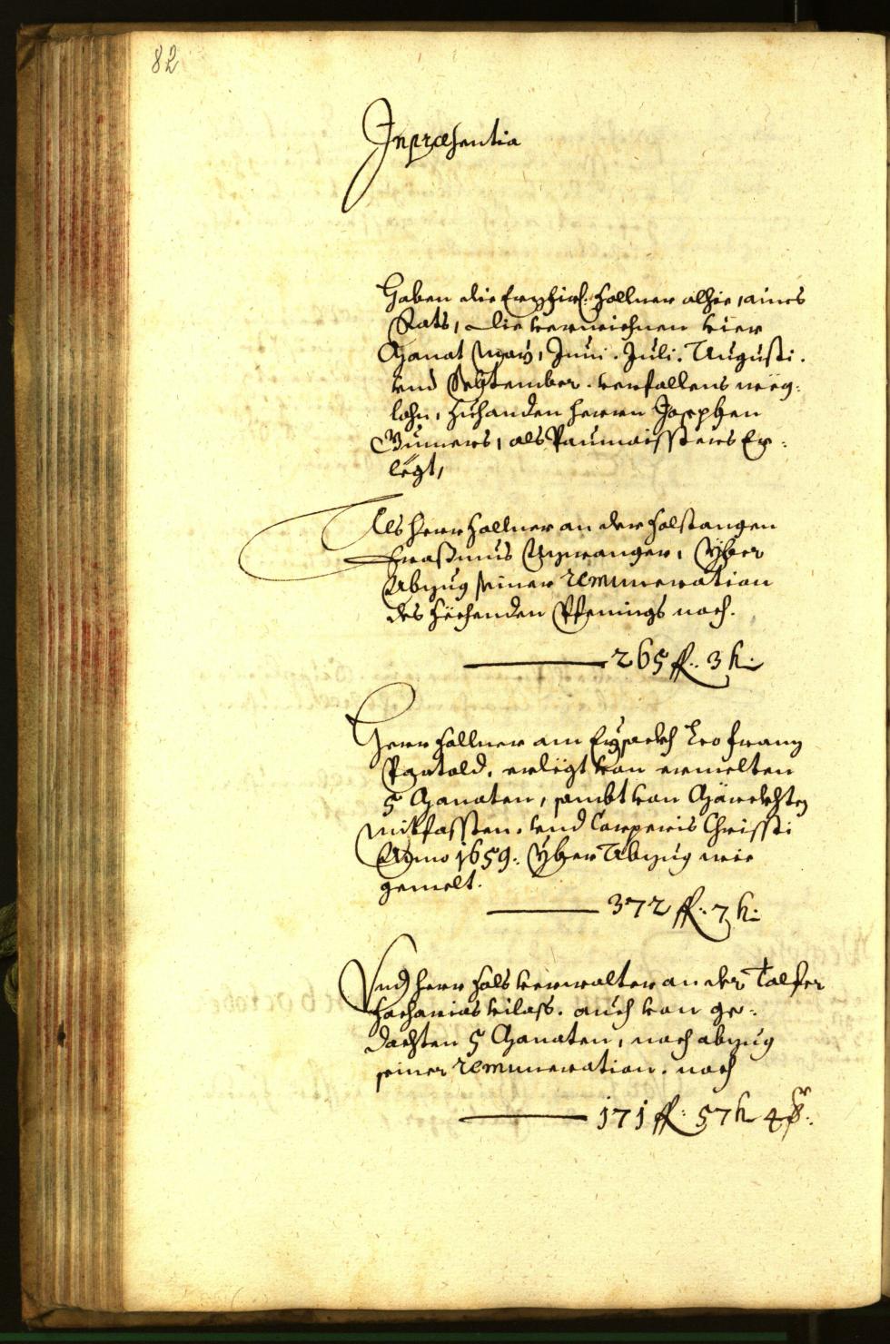 Stadtarchiv Bozen - BOhisto Ratsprotokoll 1659 