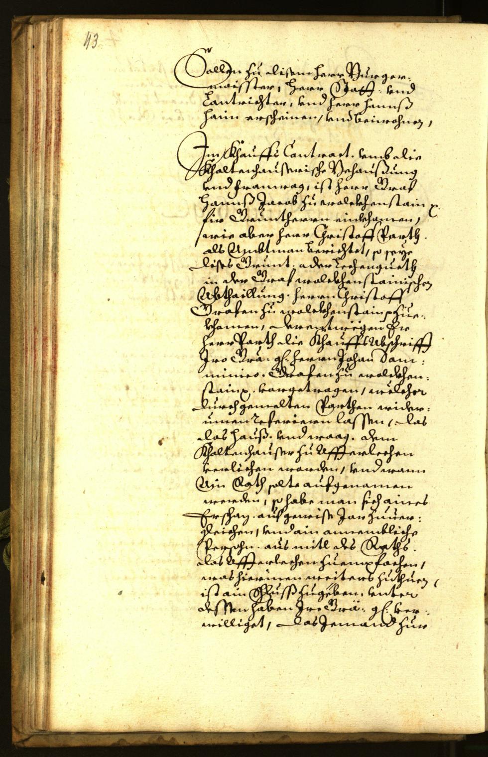 Stadtarchiv Bozen - BOhisto Ratsprotokoll 1659 