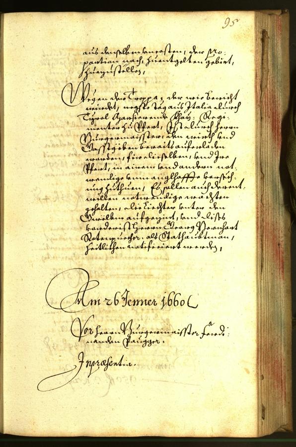 Civic Archives of Bozen-Bolzano - BOhisto Minutes of the council 1660 