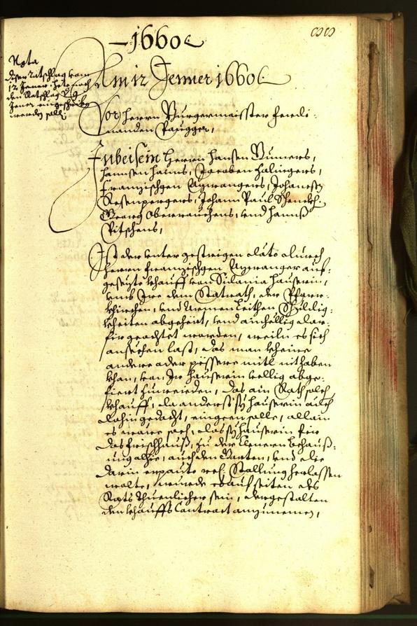 Civic Archives of Bozen-Bolzano - BOhisto Minutes of the council 1660 