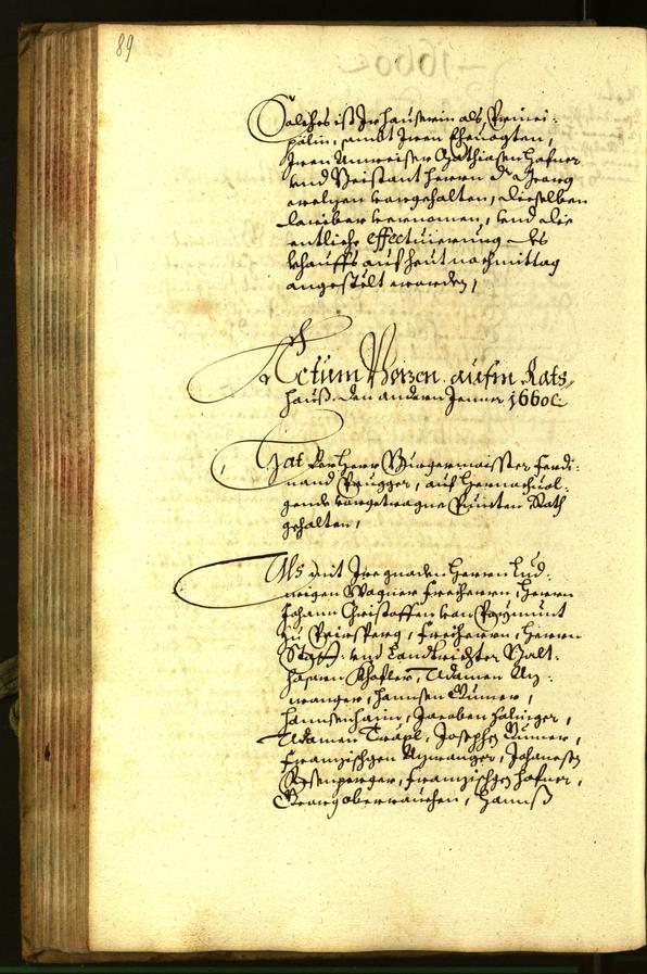 Civic Archives of Bozen-Bolzano - BOhisto Minutes of the council 1660 