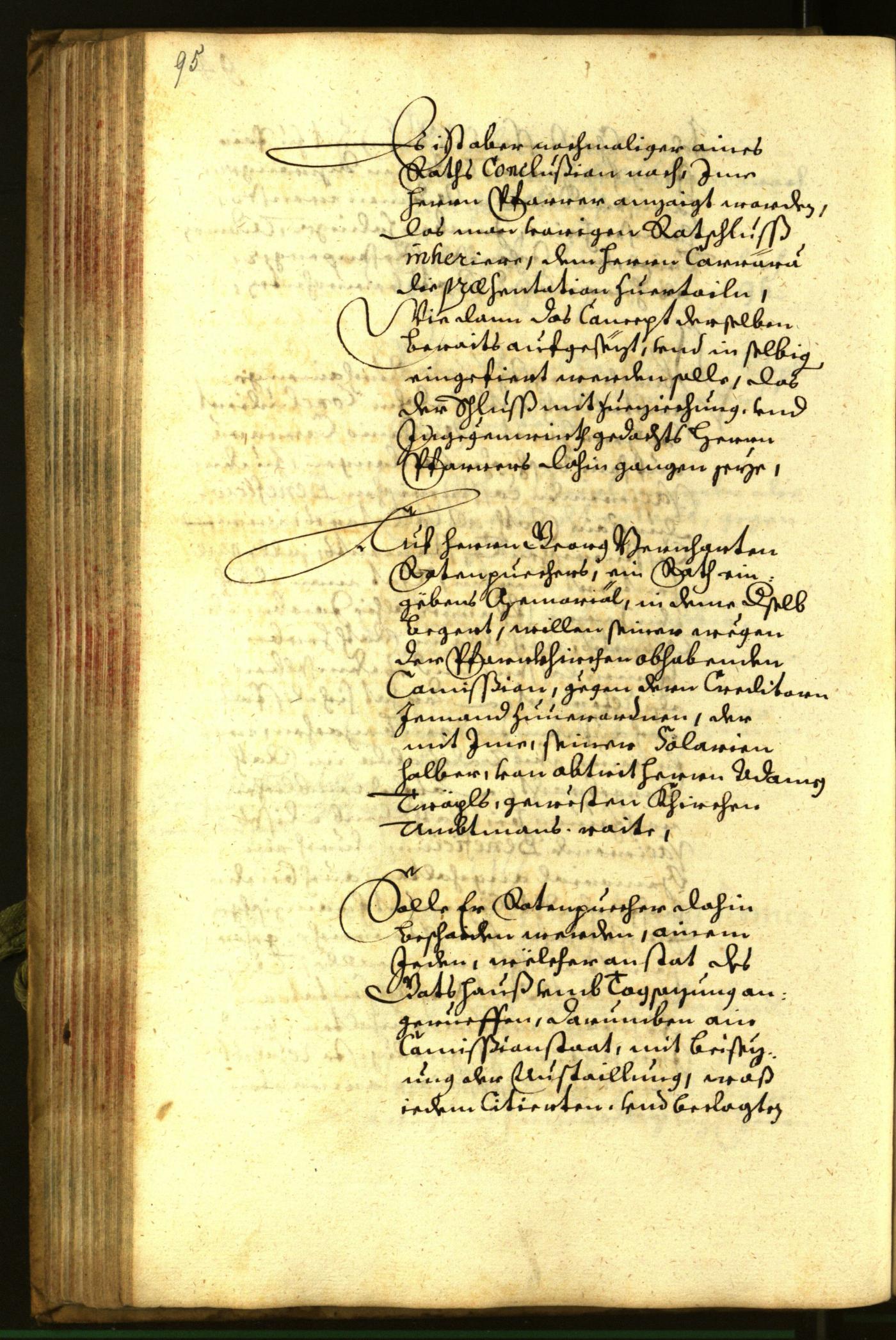 Stadtarchiv Bozen - BOhisto Ratsprotokoll 1660 