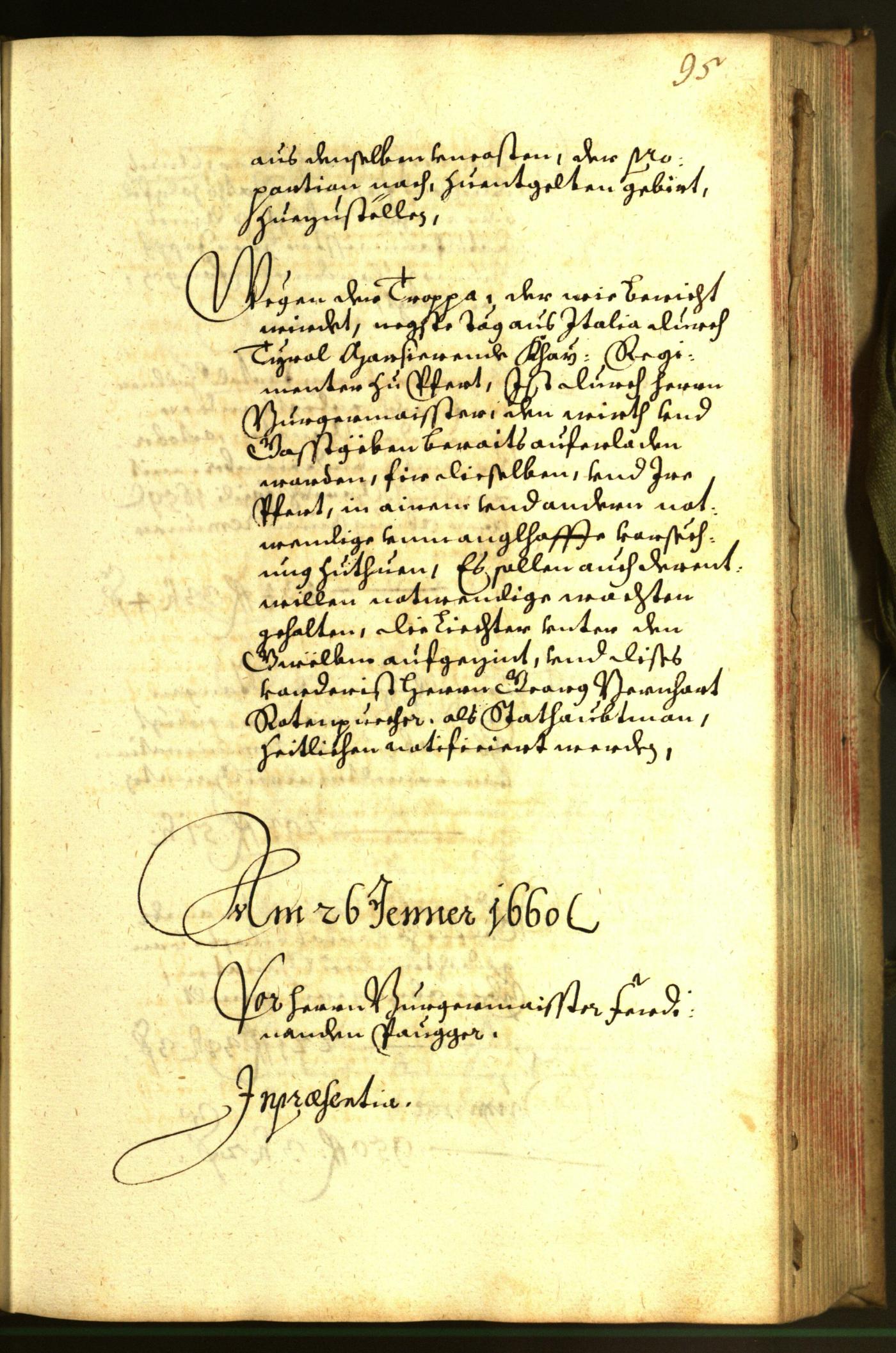 Civic Archives of Bozen-Bolzano - BOhisto Minutes of the council 1660 