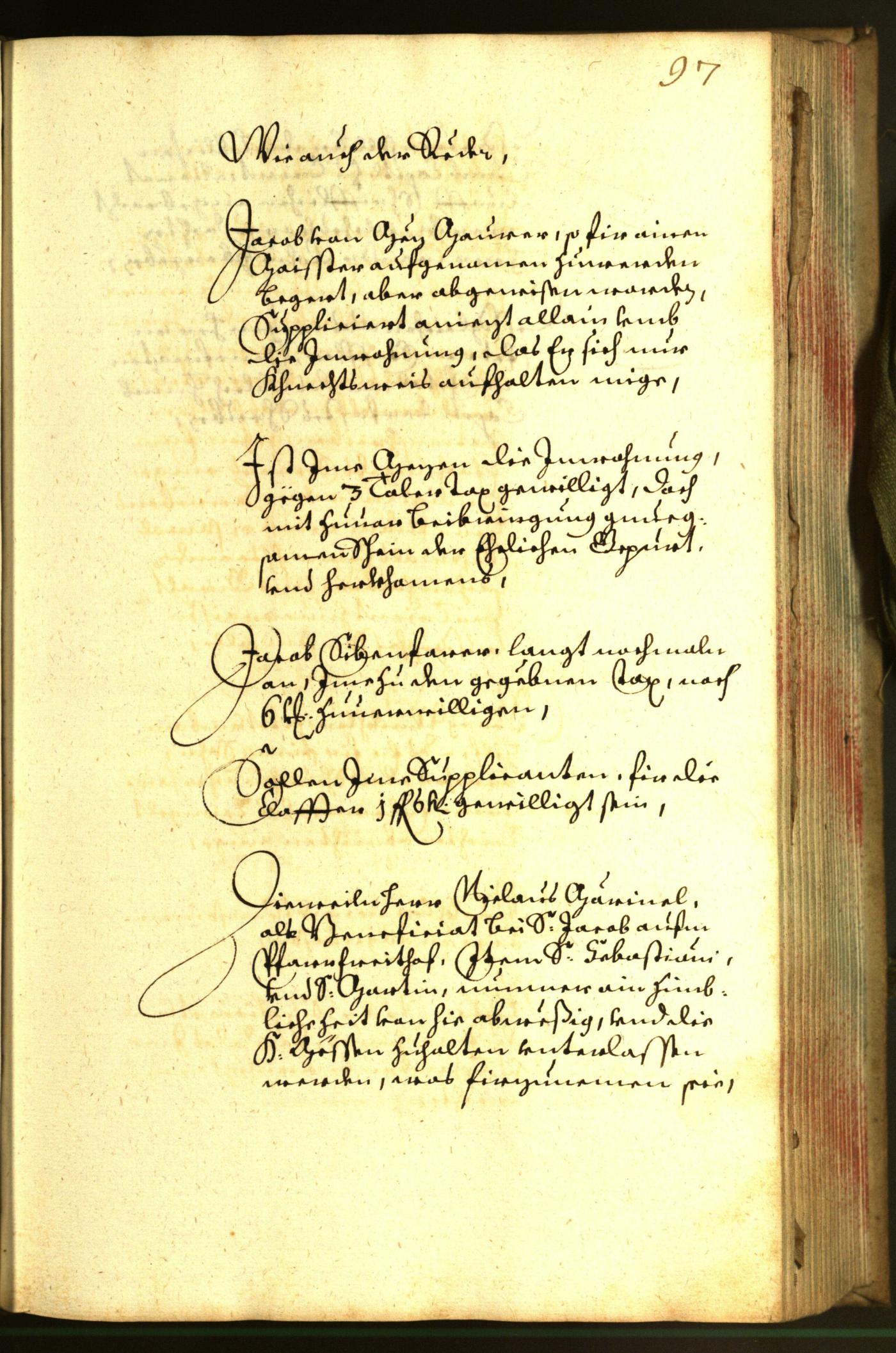 Civic Archives of Bozen-Bolzano - BOhisto Minutes of the council 1660 