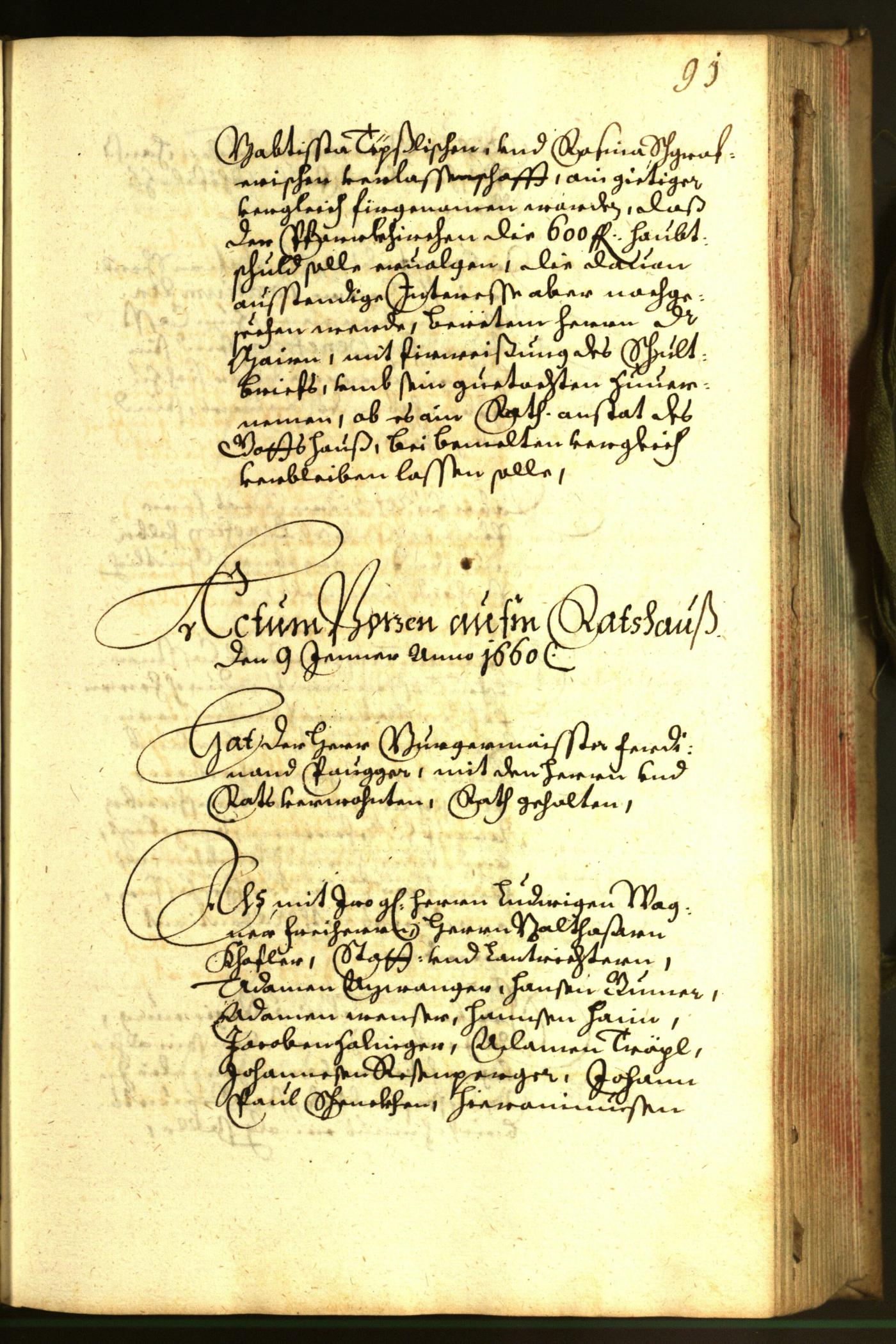 Civic Archives of Bozen-Bolzano - BOhisto Minutes of the council 1660 