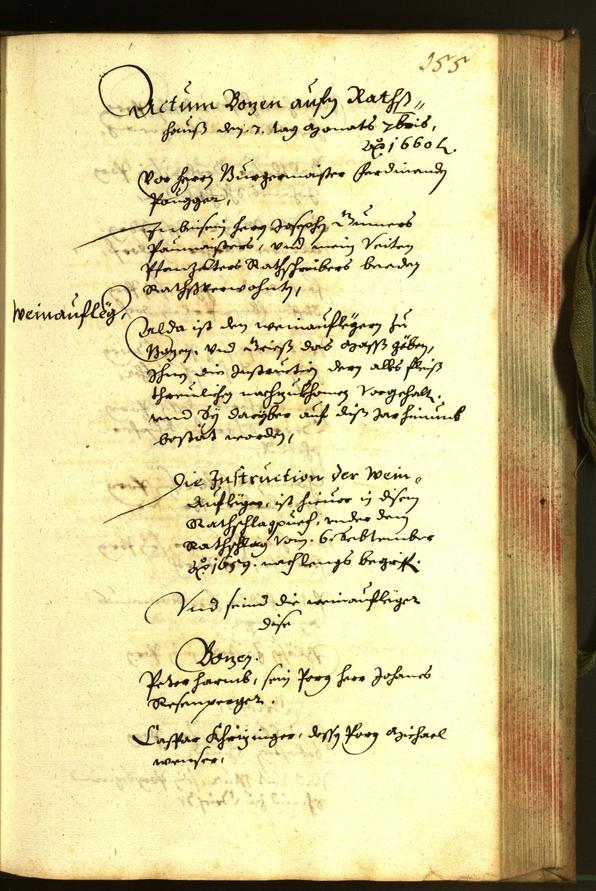 Civic Archives of Bozen-Bolzano - BOhisto Minutes of the council 1660 