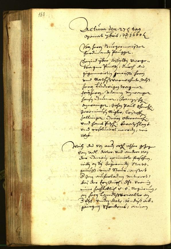 Civic Archives of Bozen-Bolzano - BOhisto Minutes of the council 1660 