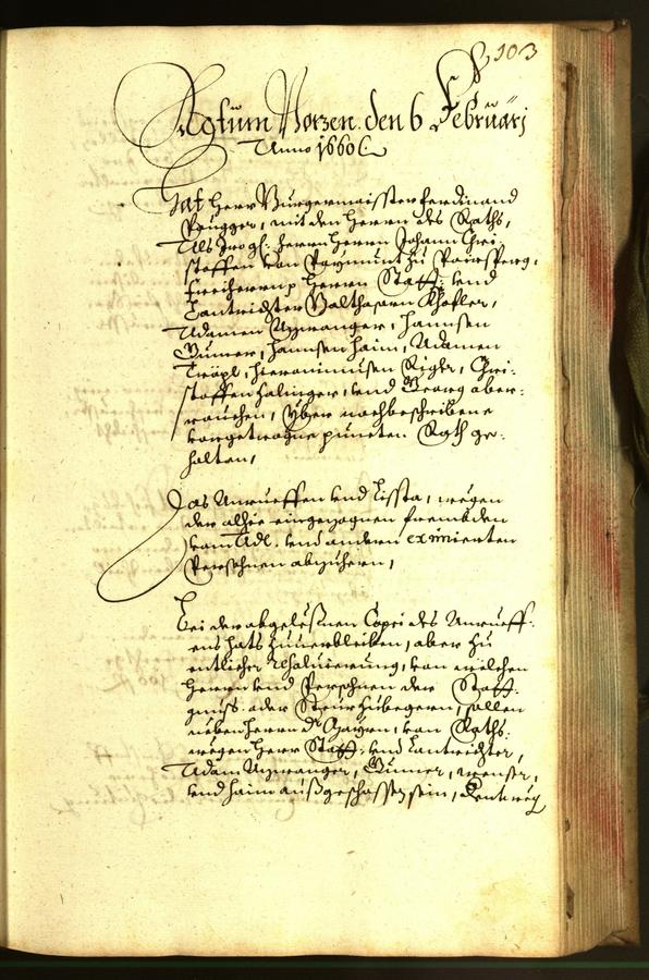 Civic Archives of Bozen-Bolzano - BOhisto Minutes of the council 1660 