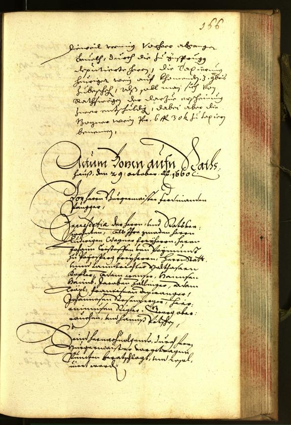 Archivio Storico della Città di Bolzano - BOhisto protocollo consiliare 1660 