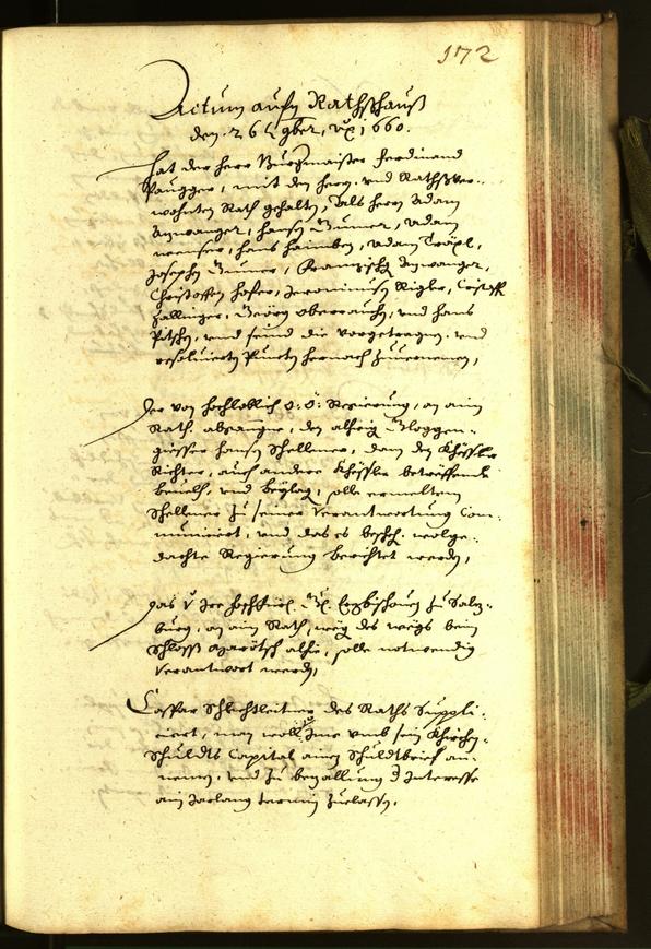 Civic Archives of Bozen-Bolzano - BOhisto Minutes of the council 1660 