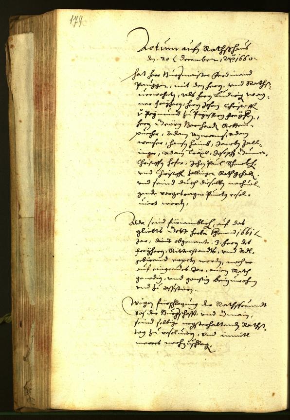 Archivio Storico della Città di Bolzano - BOhisto protocollo consiliare 1660 