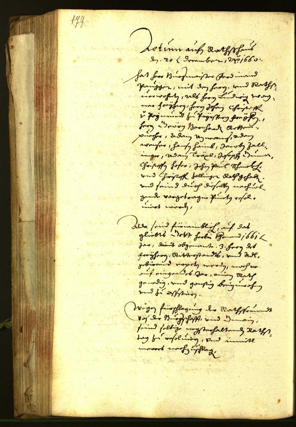 Civic Archives of Bozen-Bolzano - BOhisto Minutes of the council 1660 