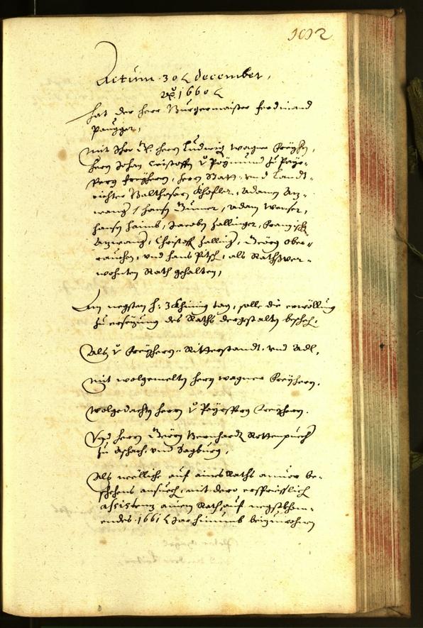 Civic Archives of Bozen-Bolzano - BOhisto Minutes of the council 1660 