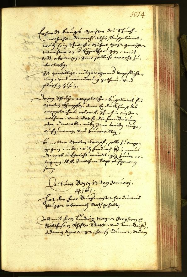 Civic Archives of Bozen-Bolzano - BOhisto Minutes of the council 1660 