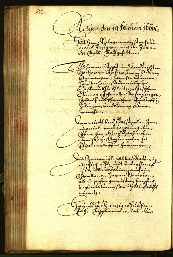 Civic Archives of Bozen-Bolzano - BOhisto Minutes of the council 1660 