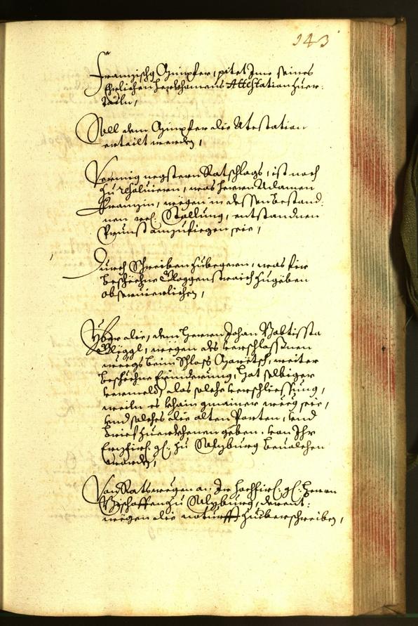 Stadtarchiv Bozen - BOhisto Ratsprotokoll 1660 