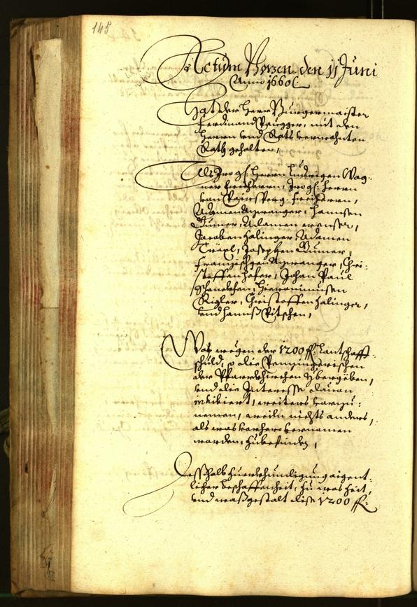 Civic Archives of Bozen-Bolzano - BOhisto Minutes of the council 1660 