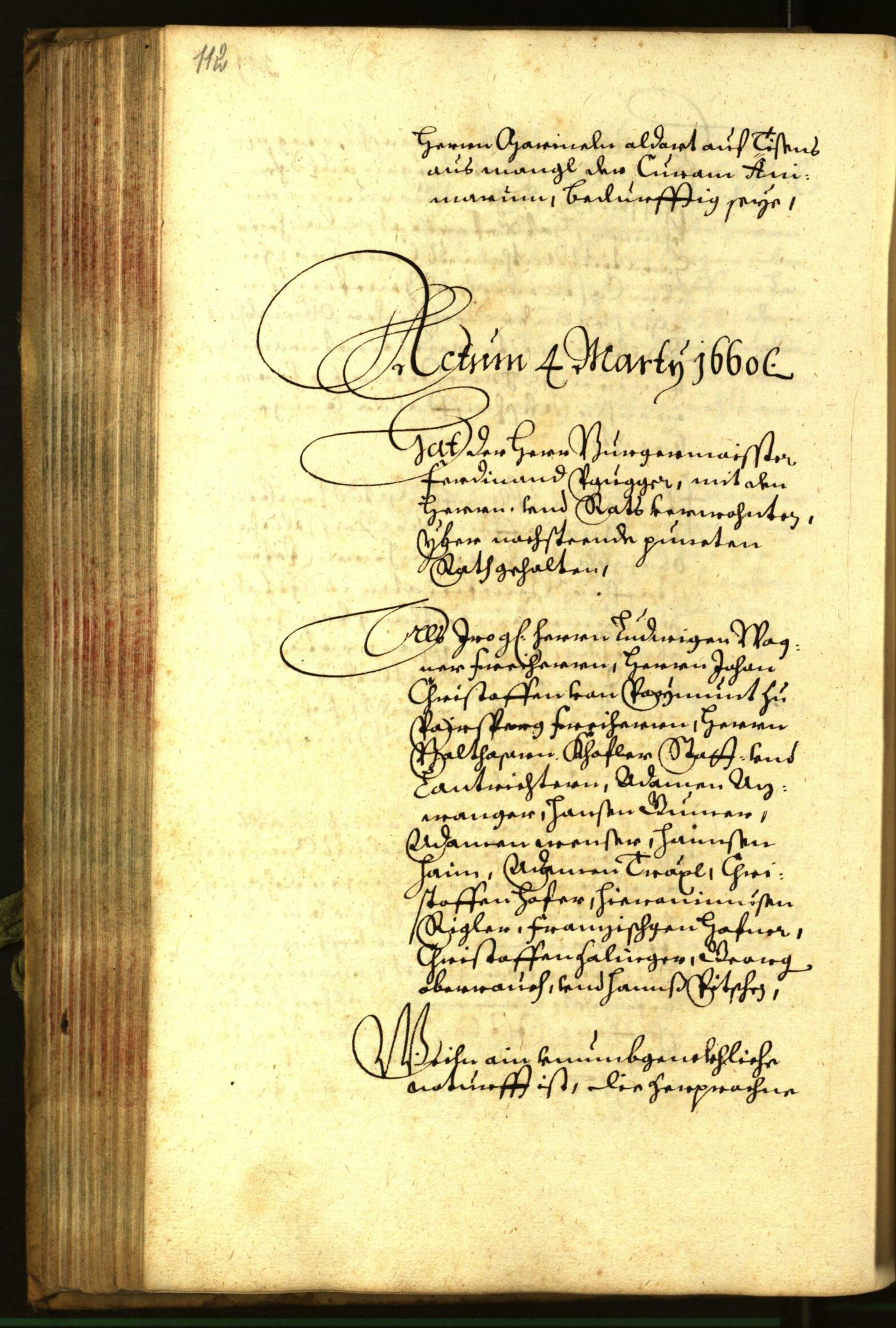 Civic Archives of Bozen-Bolzano - BOhisto Minutes of the council 1660 