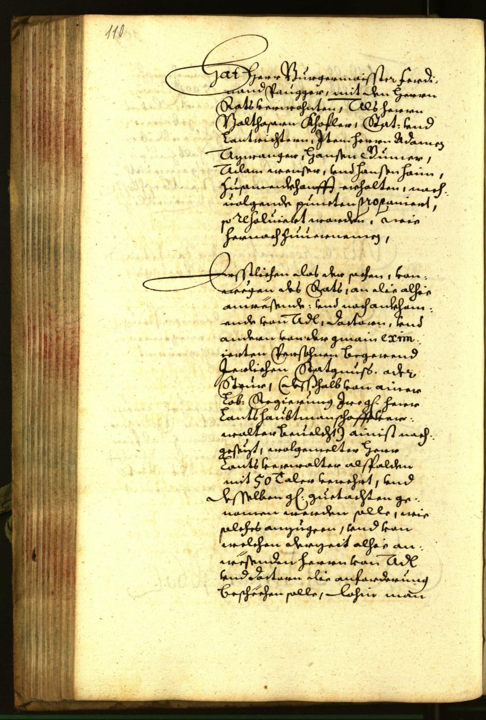 Stadtarchiv Bozen - BOhisto Ratsprotokoll 1660 