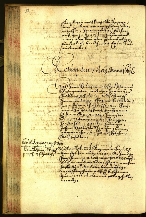 Archivio Storico della Città di Bolzano - BOhisto protocollo consiliare 1661 