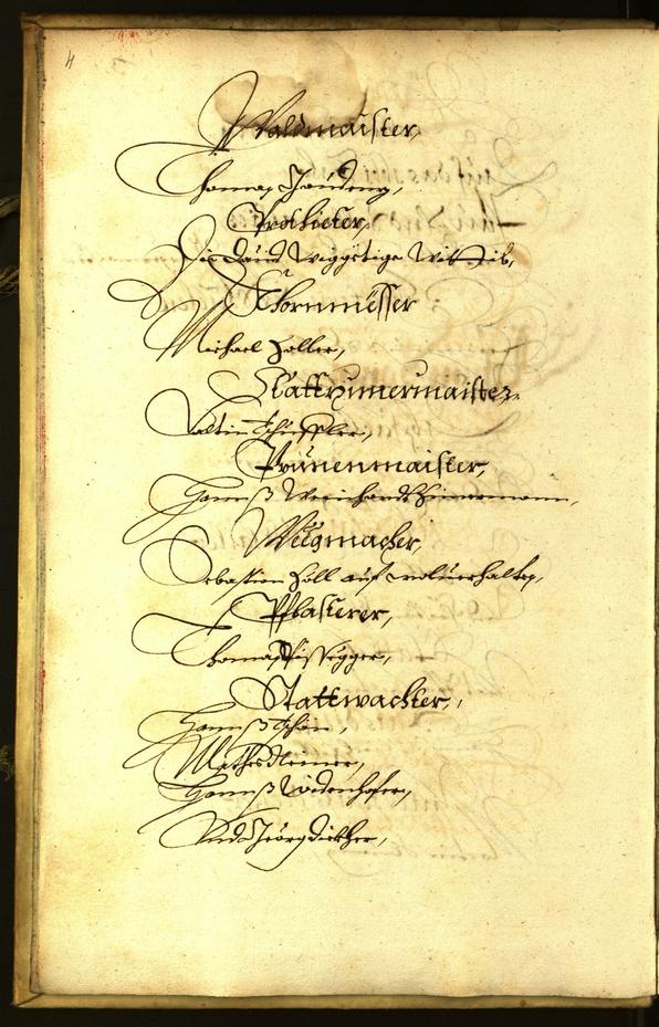 Stadtarchiv Bozen - BOhisto Ratsprotokoll 1661 