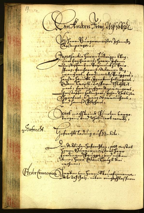 Civic Archives of Bozen-Bolzano - BOhisto Minutes of the council 1661 