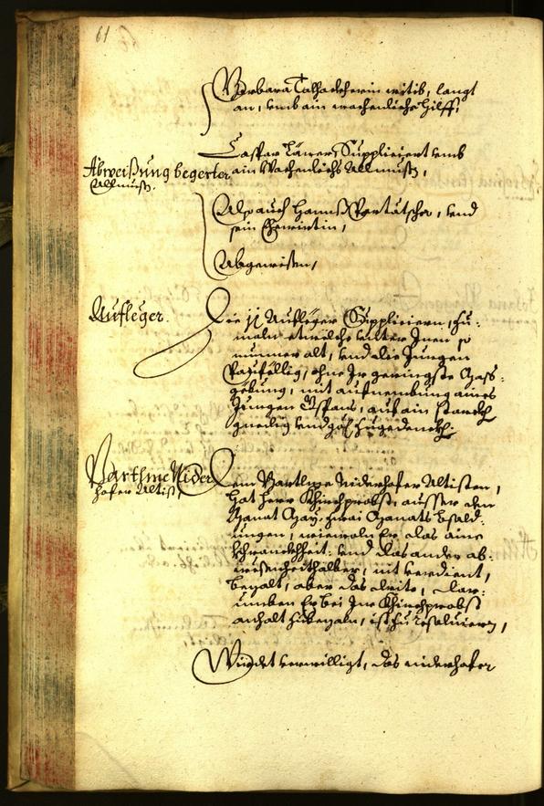 Civic Archives of Bozen-Bolzano - BOhisto Minutes of the council 1661 