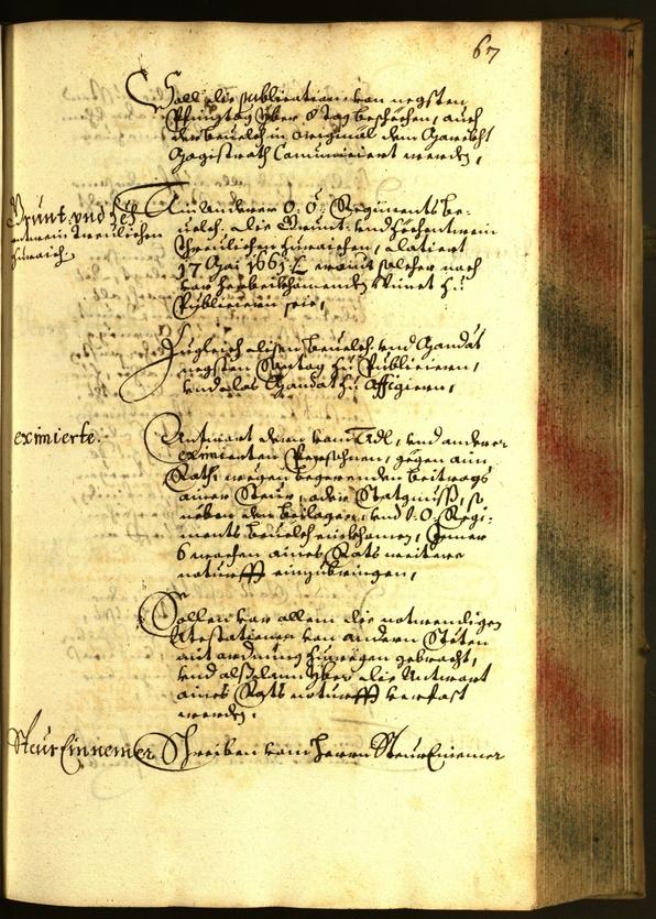 Civic Archives of Bozen-Bolzano - BOhisto Minutes of the council 1661 