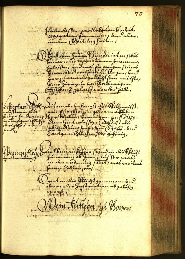 Civic Archives of Bozen-Bolzano - BOhisto Minutes of the council 1661 