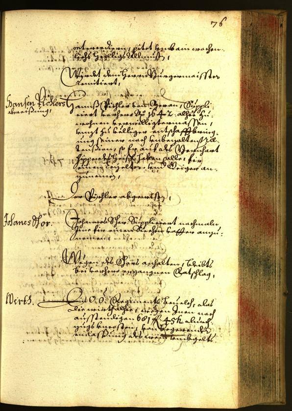 Civic Archives of Bozen-Bolzano - BOhisto Minutes of the council 1661 