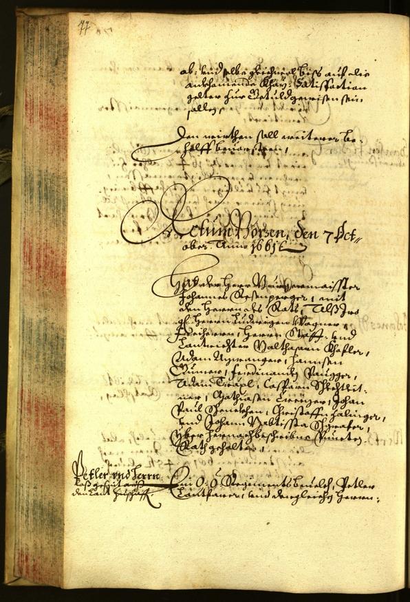 Civic Archives of Bozen-Bolzano - BOhisto Minutes of the council 1661 