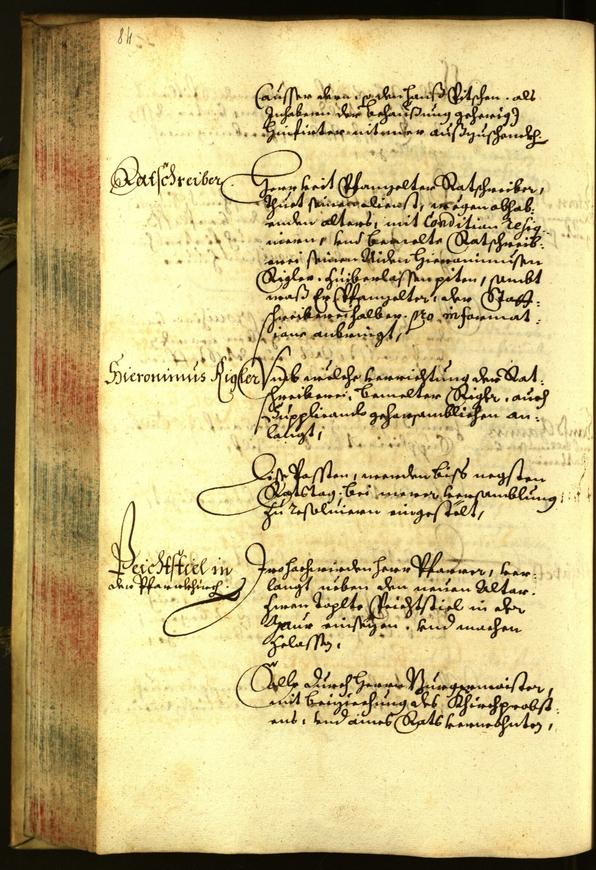 Civic Archives of Bozen-Bolzano - BOhisto Minutes of the council 1661 