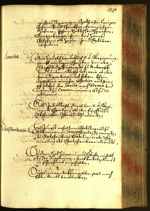 Civic Archives of Bozen-Bolzano - BOhisto Minutes of the council 1661 