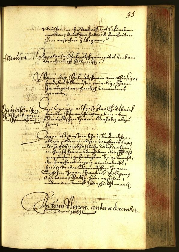 Civic Archives of Bozen-Bolzano - BOhisto Minutes of the council 1661 