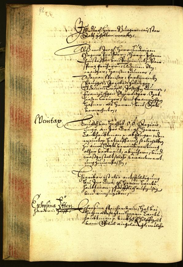 Civic Archives of Bozen-Bolzano - BOhisto Minutes of the council 1661 