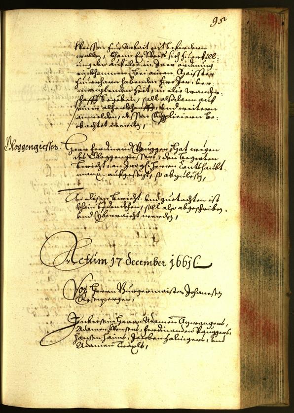 Civic Archives of Bozen-Bolzano - BOhisto Minutes of the council 1661 