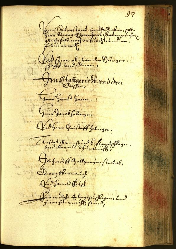 Stadtarchiv Bozen - BOhisto Ratsprotokoll 1661 