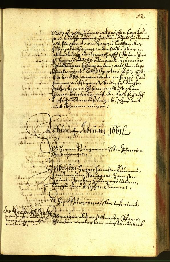 Civic Archives of Bozen-Bolzano - BOhisto Minutes of the council 1661 