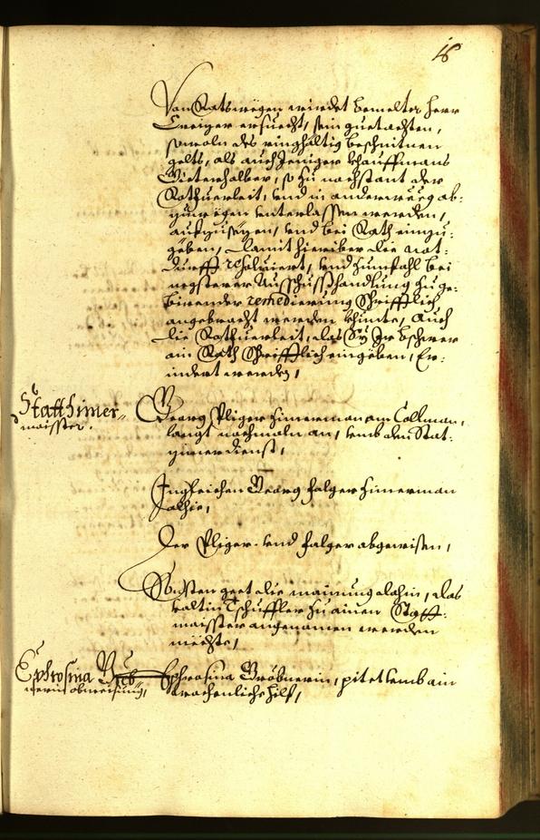 Civic Archives of Bozen-Bolzano - BOhisto Minutes of the council 1661 