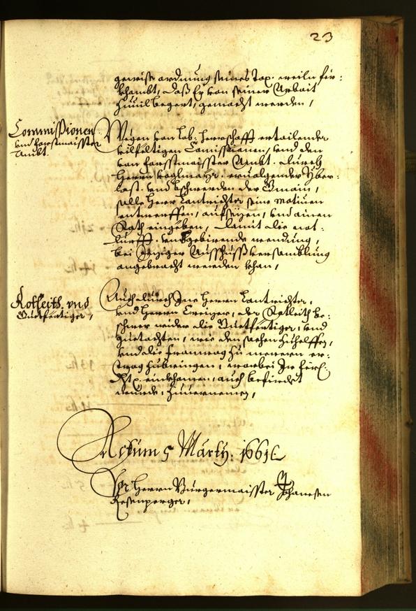 Civic Archives of Bozen-Bolzano - BOhisto Minutes of the council 1661 